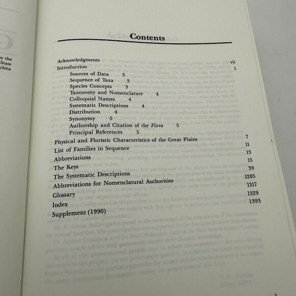 Flora Of The Great Plains Hardcover Book 1986 The Great Plains Flora Association - Picture 6 of 8